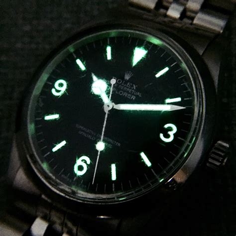 do fake rolex glow in the dark|how long does superluminova glow.